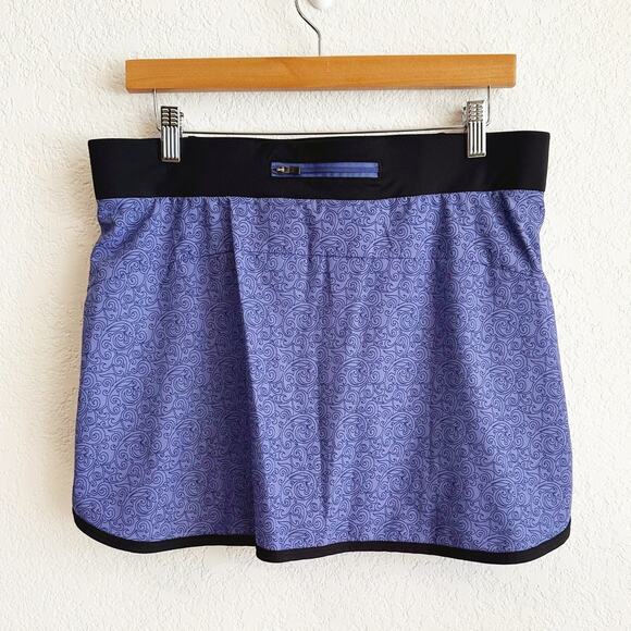 Rei Womens Athletic Skort Size Medium All Over Print Golf Tenniscore Pickleball - Picture 2 of 3